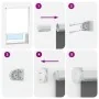 Estor Enrollable Opaco Blanco 100x175 cm Tela Ancho 95,7 cm de , Persianas y estores - Ref: Foro24-4011934, Precio: 21,10 €, ...