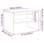 Mueble para TV madera contrachapada blanco 60x40x40 cm de , Muebles TV - Ref: Foro24-859100, Precio: 39,20 €, Descuento: %