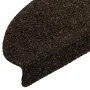 Alfombrilla autoadhesiva escalera 20 uds marrón oscuro de , Alfombrillas para escalones - Ref: Foro24-3365649, Precio: 54,15 ...