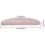 Alfombrilla escalera 30 uds rosa clara 65x21x4 cm de , Alfombrillas para escalones - Ref: Foro24-3365820, Precio: 172,57 €, D...