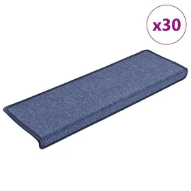 Alfombrilla escalera 30 uds 65x25 cm azul de , Alfombrillas para escalones - Ref: Foro24-3365772, Precio: 122,04 €, Descuento: %