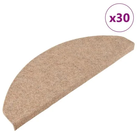Alfombrilla autoadhesiva escalera 30 uds beige 65x22,5x3,5 cm de , Alfombrillas para escalones - Ref: Foro24-3365897, Precio:...