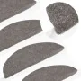 Alfombrilla autoadhesiva escalera 30 uds gris 56x17x3 cm de , Alfombrillas para escalones - Ref: Foro24-3365910, Precio: 53,9...