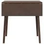 Mesa de comedor de madera maciza de caucho marrón de , Mesas de cocina y de comedor - Ref: Foro24-4102533, Precio: 129,25 €, ...