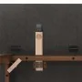 Mesa de comedor de madera maciza de caucho marrón de , Mesas de cocina y de comedor - Ref: Foro24-4102533, Precio: 129,25 €, ...