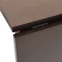 Mesa de comedor de madera maciza de caucho marrón de , Mesas de cocina y de comedor - Ref: Foro24-4102533, Precio: 129,25 €, ...