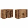 Armarios de pared 2 uds para garaje madera antigua madera de , Armarios industriales - Ref: Foro24-860658, Precio: 68,92 €, D...