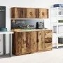 Armarios de pared 2 uds para garaje madera antigua madera de , Armarios industriales - Ref: Foro24-860658, Precio: 68,92 €, D...