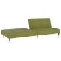 Sofá cama de 2 plazas terciopelo verde claro de , Sofás - Ref: Foro24-375877, Precio: 249,14 €, Descuento: %