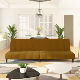 Sofá cama de 2 plazas terciopelo marrón von , Sofas - Ref: Foro24-375771, Preis: 242,40 €, Rabatt: %