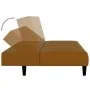 Sofá cama de 2 plazas terciopelo marrón by , Sofas - Ref: Foro24-375771, Price: 242,40 €, Discount: %