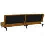 Sofá cama de 2 plazas terciopelo marrón by , Sofas - Ref: Foro24-375771, Price: 242,40 €, Discount: %