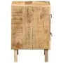 Mesilla de noche 2 uds 40x32x46 cm madera mango rugosa de , Mesitas de noche - Ref: Foro24-4104512, Precio: 228,68 €, Descuen...