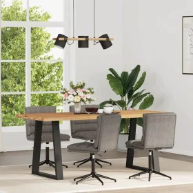 Sillas de comedor 4 unidades cuero sintético gris de , Sillas de comedor - Ref: Foro24-3315677, Precio: 247,18 €, Descuento: %