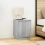 Mesillas de noche con luces LED 2 uds gris sonoma 38x34x50 cm by , Nightstands - Ref: Foro24-861276, Price: 85,18 €, Discount: %