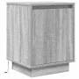 Mesillas de noche con luces LED 2 uds gris sonoma 38x34x50 cm by , Nightstands - Ref: Foro24-861276, Price: 85,18 €, Discount: %