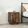 Mesillas de noche con luces LED 2 uds roble ahumado 38x34x50 cm by , Nightstands - Ref: Foro24-861274, Price: 82,61 €, Discou...