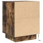 Mesillas de noche con luces LED 2 uds roble ahumado 38x34x50 cm by , Nightstands - Ref: Foro24-861274, Price: 82,61 €, Discou...