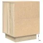 Mesillas de noche con luces LED 2 uds roble sonoma 38x34x50 cm by , Nightstands - Ref: Foro24-861288, Price: 99,75 €, Discoun...