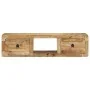 Mueble de TV de pared madera maciza mango rugosa 100x32x25 cm by , CD and DVD storage - Ref: Foro24-4104525, Price: 162,84 €,...
