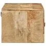 Mueble de TV de pared madera maciza mango rugosa 100x32x25 cm by , CD and DVD storage - Ref: Foro24-4104525, Price: 162,84 €,...