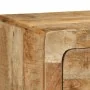 Mueble de TV de pared madera maciza mango rugosa 100x32x25 cm by , CD and DVD storage - Ref: Foro24-4104525, Price: 162,84 €,...