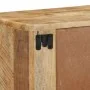 Mueble de TV de pared madera maciza mango rugosa 100x32x25 cm by , CD and DVD storage - Ref: Foro24-4104525, Price: 162,84 €,...