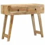 Mesa consola madera maciza de mango rugosa 90x32x75 cm de , Mesas auxiliares - Ref: Foro24-4104519, Precio: 181,92 €, Descuen...