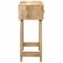 Mesa consola madera maciza de mango rugosa 90x32x75 cm de , Mesas auxiliares - Ref: Foro24-4104519, Precio: 181,92 €, Descuen...