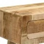 Mesa consola madera maciza de mango rugosa 90x32x75 cm de , Mesas auxiliares - Ref: Foro24-4104519, Precio: 181,92 €, Descuen...