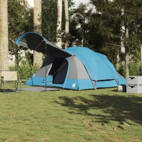 Tienda de campaña familiar túnel 8 personas impermeable azul de , Tiendas de campaña - Ref: Foro24-4009550, Precio: 219,53 €,...