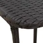 Mesa de jardín plegable de ratán sintético negra 90x51x75 cm de , Mesas de jardín - Ref: Foro24-4108254, Precio: 82,35 €, Des...