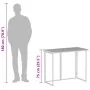 Mesa de jardín plegable de ratán sintético negra 90x51x75 cm de , Mesas de jardín - Ref: Foro24-4108254, Precio: 82,35 €, Des...