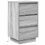 Mesilla de noche con luces LED sonoma gris 38x34x65 cm de , Mesitas de noche - Ref: Foro24-861306, Precio: 80,17 €, Descuento: %