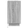 Mesilla de noche con luces LED sonoma gris 38x34x65 cm de , Mesitas de noche - Ref: Foro24-861306, Precio: 80,17 €, Descuento: %