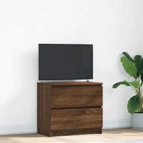 Mueble para TV madera contrachapada marrón roble 60x35x54 cm de , Muebles TV - Ref: Foro24-861784, Precio: 71,27 €, Descuento: %