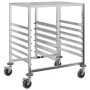 Carro con bandejas y 12 contenedores GN 75x55x87 cm de , Carros de cocina y comedor - Ref: Foro24-4108074, Precio: 158,91 €, ...