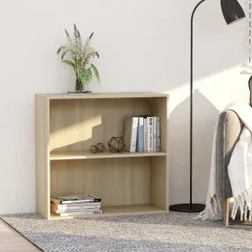 Estantería de madera de ingeniería roble Sonoma 80x30x76,5 cm de , Librerías y estanterías - Ref: Foro24-801002, Precio: 49,8...