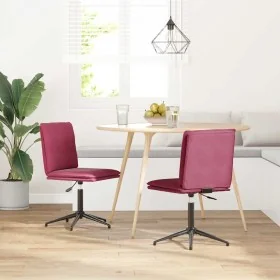 Sillas de comedor 2 unidades terciopelo rojo tinto von , Essstühle - Ref: Foro24-3315372, Preis: 113,72 €, Rabatt: %