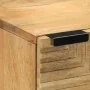 Aparador alto madera maciza de mango marrón 40x33x110 cm by , CD and DVD storage - Ref: Foro24-4017749, Price: 191,72 €, Disc...