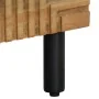 Aparador alto madera maciza de mango marrón 40x33x110 cm by , CD and DVD storage - Ref: Foro24-4017749, Price: 191,72 €, Disc...