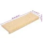 Alfombrillas de escalera 20 unidades crema 65x21x4 cm de , Alfombrillas para escalones - Ref: Foro24-3365855, Precio: 111,08 ...