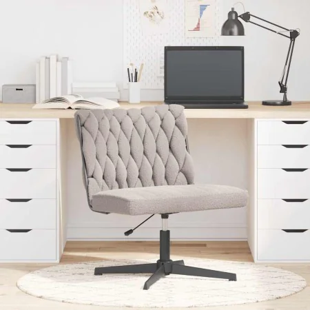 Silla oficina giratoria tejido imitación lana rizada gris claro von , Stühle - Ref: Foro24-4105397, Preis: 112,31 €, Rabatt: %