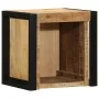 Mesitas de noche 2 piezas 40x35x40cm madera maciza rugosa mango de , Mesitas de noche - Ref: Foro24-4015959, Precio: 120,66 €...