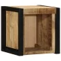 Mesitas de noche 2 piezas 40x35x40cm madera maciza rugosa mango de , Mesitas de noche - Ref: Foro24-4015959, Precio: 120,66 €...