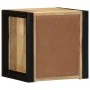 Mesitas de noche 2 piezas 40x35x40cm madera maciza rugosa mango de , Mesitas de noche - Ref: Foro24-4015959, Precio: 120,66 €...