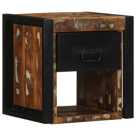 Mesilla de noche multicolor 40x35x40 cm madera maciza reciclada de , Mesitas de noche - Ref: Foro24-4015950, Precio: 84,28 €,...