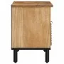 Mueble de TV madera maciza de mango marrón 80x33x46 cm de , Almacenamiento para CD y DVD - Ref: Foro24-4017737, Precio: 92,65...