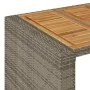 Set bar jardín sin cojines 3 pzas ratán sintético acacia gris de , Conjuntos de jardín - Ref: Foro24-3328887, Precio: 381,03 ...