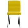 Sillas de comedor 6 unidades terciopelo amarillo de , Sillas de comedor - Ref: Foro24-3315533, Precio: 245,80 €, Descuento: %
